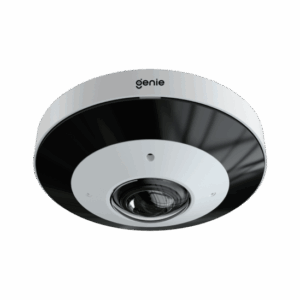 NDAA 6MP 360' Fisheye / 180' Wall mount Panoramic Flat Dome Camera TDN, WDR, PoE - White